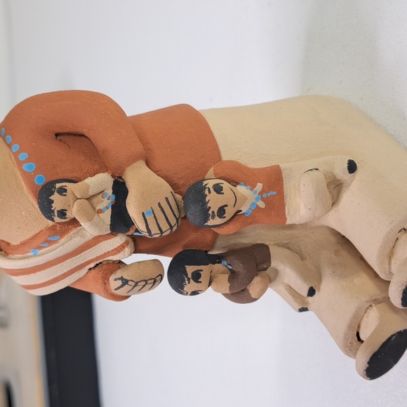 Storyteller 3 Kids Pottery Vintage 90's Jemez Pueblo, New Mexico - Picture 5 of 15